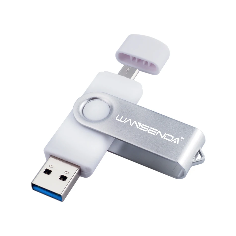 USB 3.0 wansenda OTG USB флеш-накопитель для смартфонов/планшетов/pc 8 ГБ 16 ГБ 32 ГБ 64 ГБ 128 ГБ флешки высокая скорость Флеш накопитель пакет