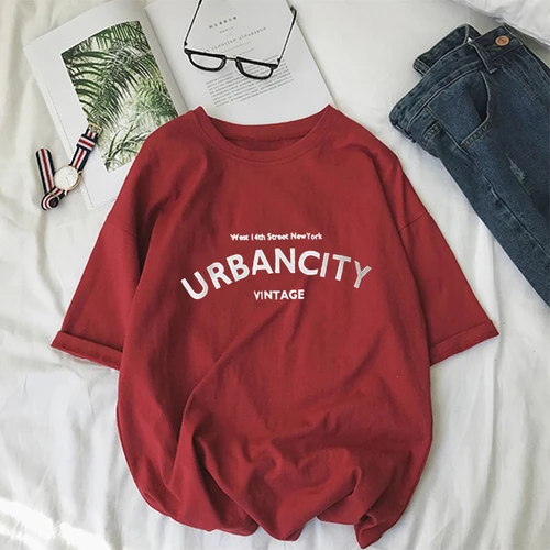 Xian 822 hong Женские футболки с коротким рукавом, Япония, Harajuku, для девочек, Ulzzang, свежий цвет, в полоску, радужная футболка, женская, Корейская, кавайная, розовая, топы, футболки - Цвет: Xian 822 hong