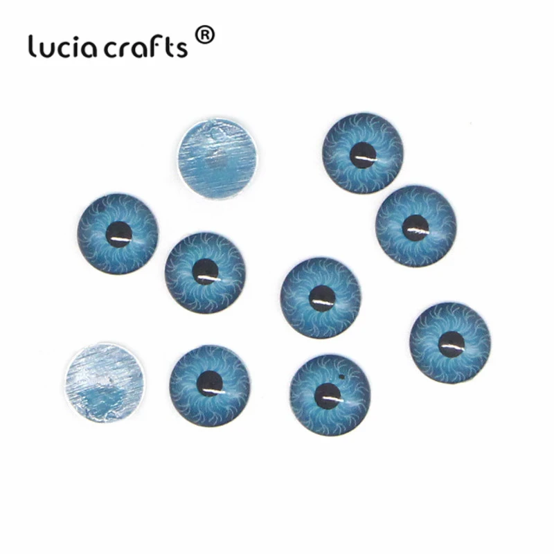 Lucia crafts, 12 шт., 12 мм, кукла, не подвижные глаза(без самоклеющихся), игрушки для рукоделия, аксессуары для скрапбукинга K0913