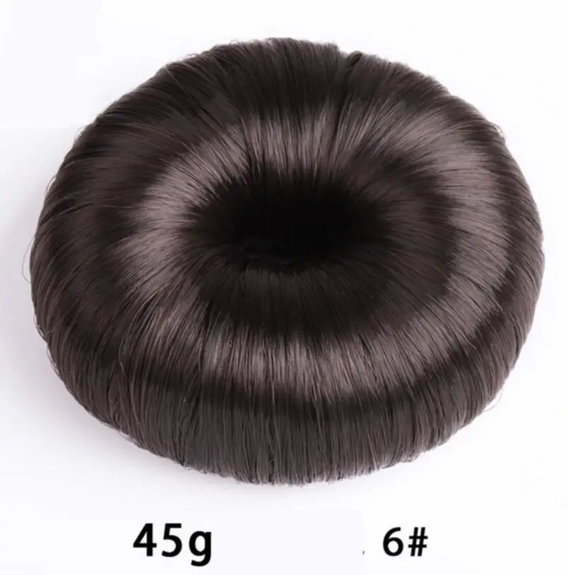 Natural Black Новинка, Лидер продаж, модные элегантные женские Корректировщик фигуры для девочек, кольцо для волос пончик, булочка, модные аксессуары для укладки волос - Цвет: Natural Black
