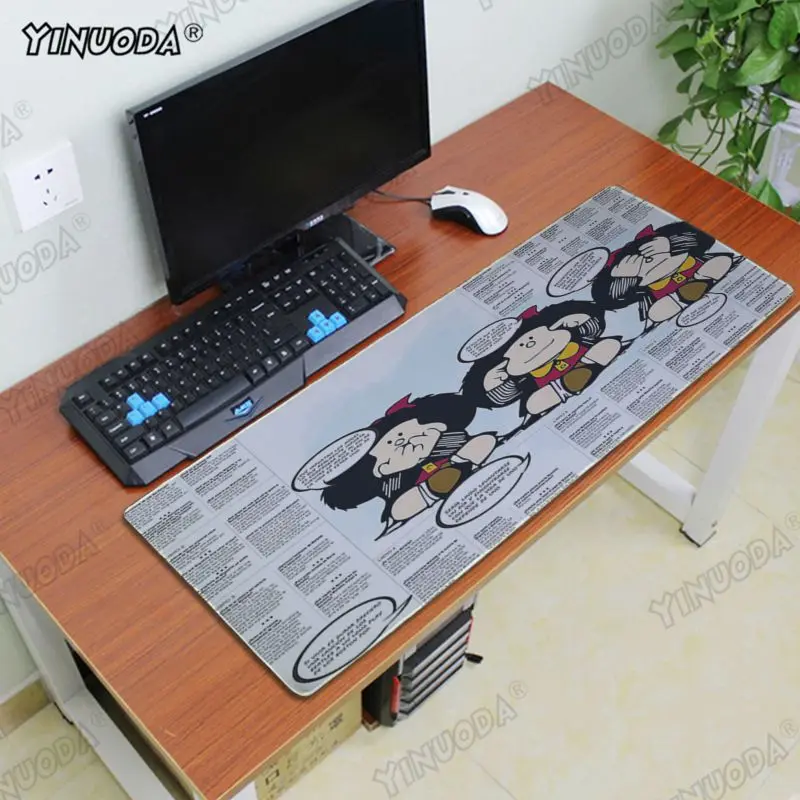 Lock Edge 30x80cm Yinuoda озорной игровой плеер настольный ноутбук резиновая мышь декоративный коврик настольный лучший продавец игровой коврик в подарок - Цвет: Lock Edge 30x80cm