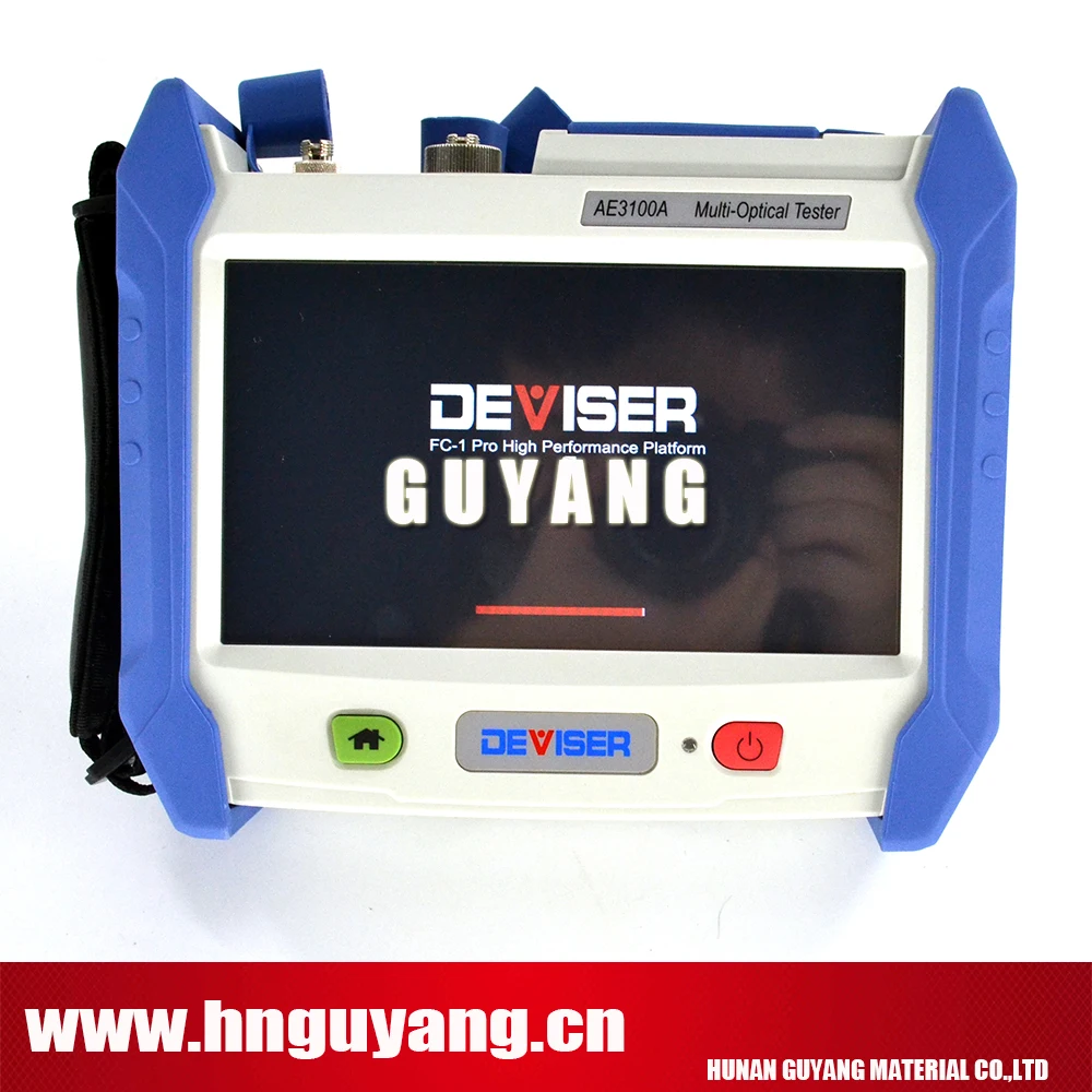 Deviser AE3100A SM OTDR 1310/1550nm, поддержка VFL, измеритель мощности, источник света, волоконный пропуск