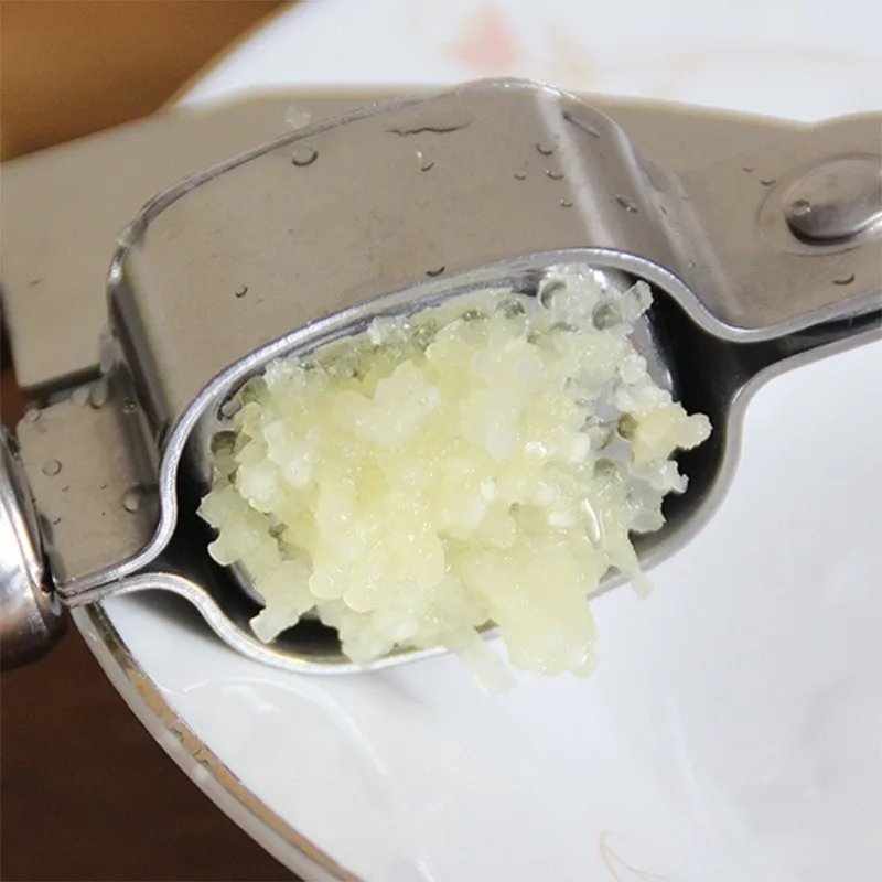 1 шт Высокое качество Нержавеющая сталь чеснок Пресс Горячая Кухня овощей фарш