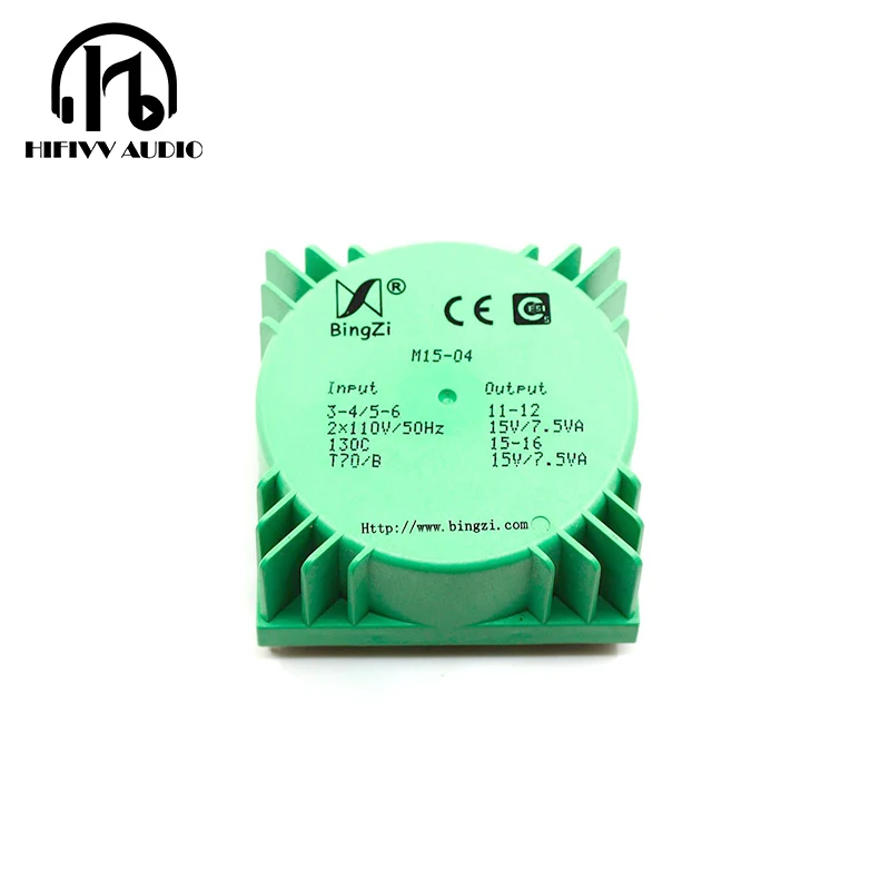 

New 15W Green Sealed transformer 15W Output voltage 15V 15V Bingzi Green sealed transformer M15 amplifier DC power supply DAC