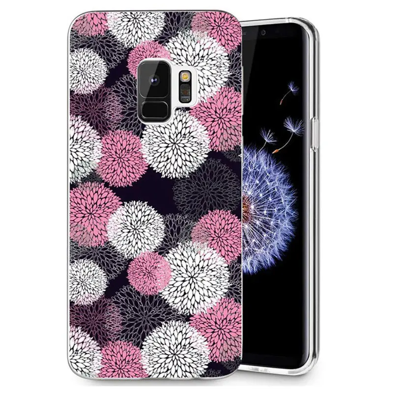 Мягкий чехол для Samsung Galaxy S3 S9 S9Plus S8 Plus S7 edge Note 8 из ТПУ с изображением огненной розы