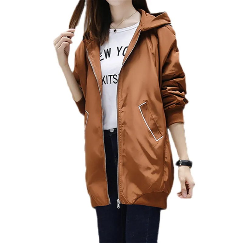 Зимнее пальто большого размера для женщин 2018 осеннее новое с капюшоном