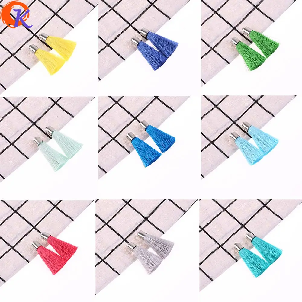 Сердечный дизайн 4 шт./пакет 5 см Сатиновые туфли с кисточками/старинное