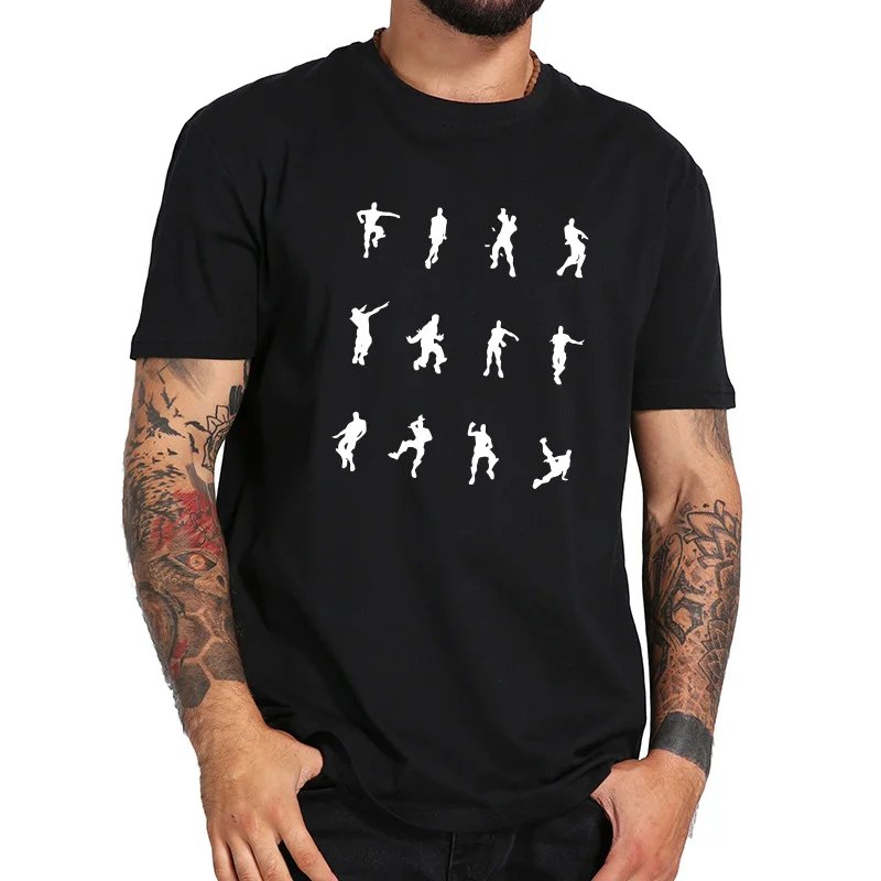 Хипстерская Мужская футболка танцевальная игра празднование Победы с коротким