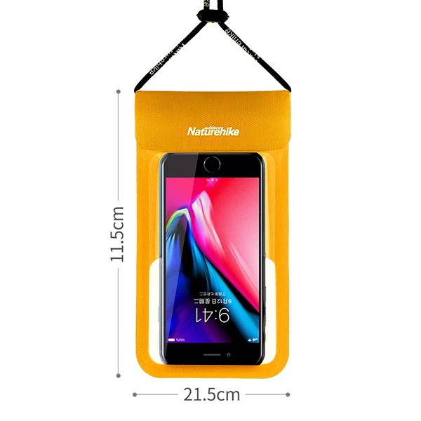 5.1 Inch To 6 Inch Naturehike открытый плавательный телефон водонепроницаемый мешок ТПУ легкий сенсорный экран сухой мешок для 4 дюймов-6 дюймов 2 размера от 31 до 36 г - Цвет: 5.1 Inch To 6 Inch