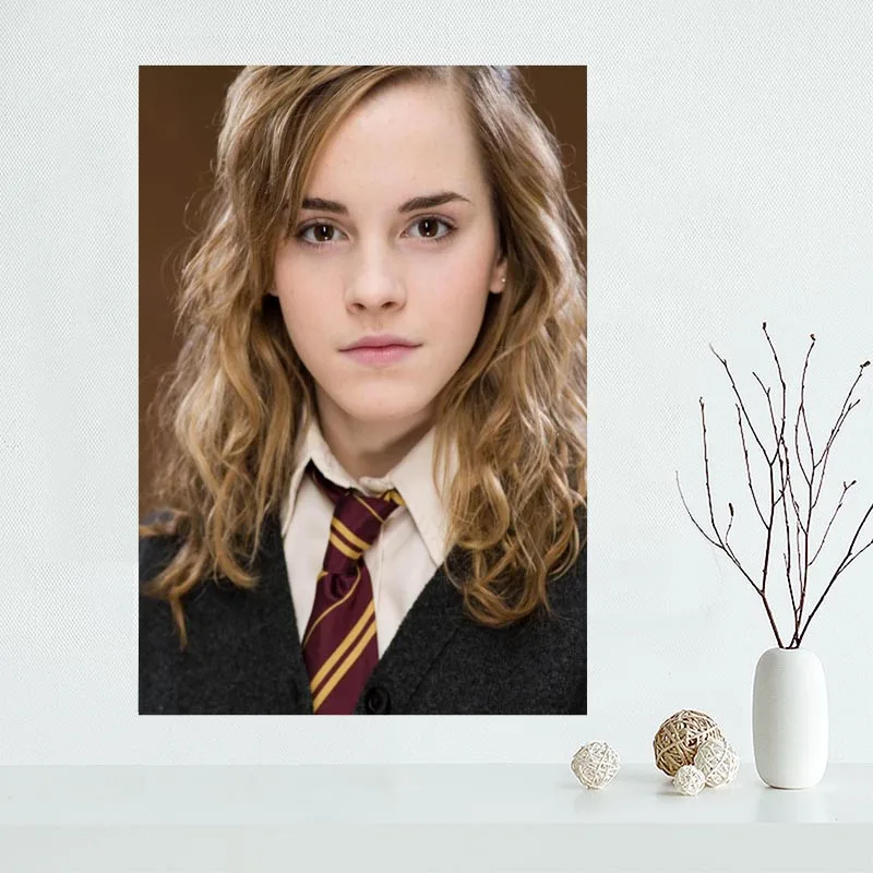 Хорошая Эмма Ватсон 02 оригинальная матерчатая художественная отделочная ткань