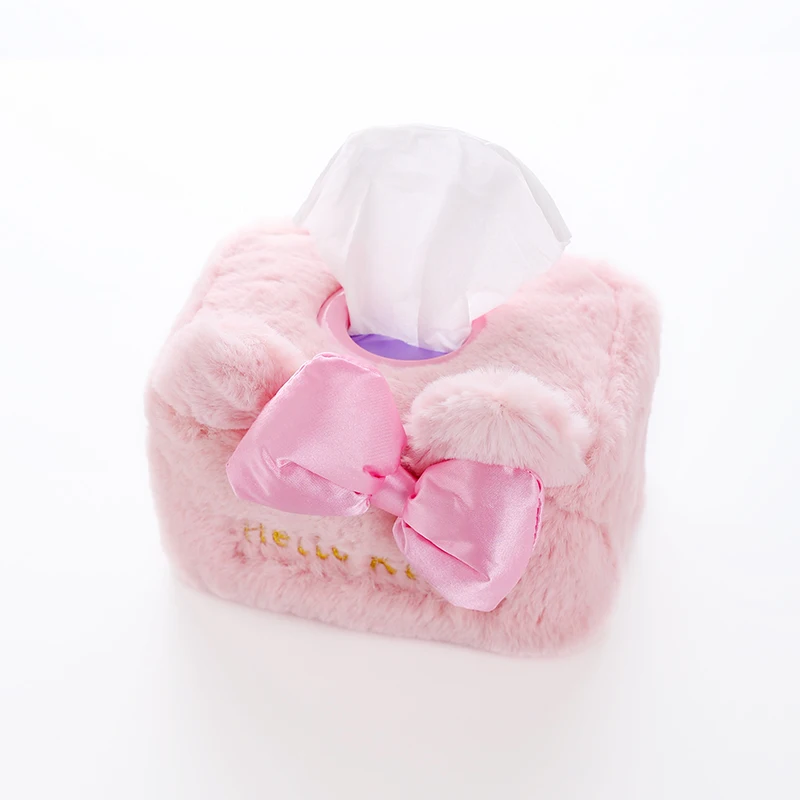Автомобильный держатель tissue box boite a mouchor papel higienico divertido porta guardanapo Милая туалетная бумага Япония стиль плюшевые съемные