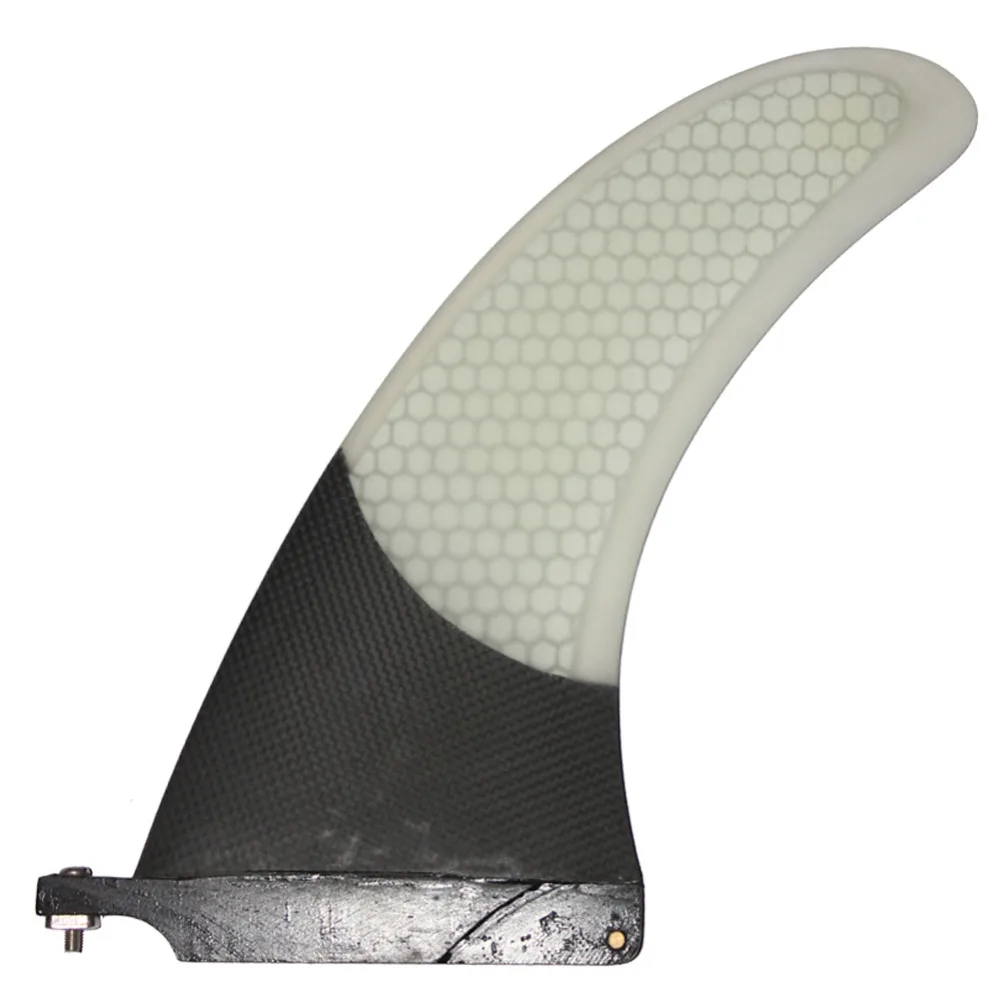 

Black Base Single Centre Fins 9'' Surfboard Fins Honeycomb And Stand Up Paddle Board Carbon Fiber Surfing Fins
