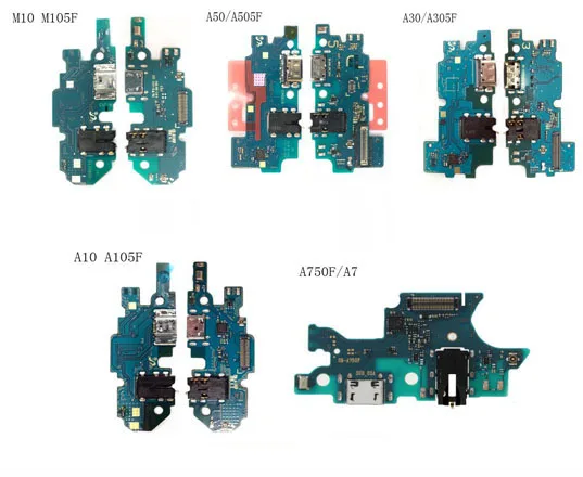 Гибкий USB разъем для зарядного устройства Samsung Galaxy M10 M105F/A50 A505F /A30 A305F/A10 A105F/A7 A750F