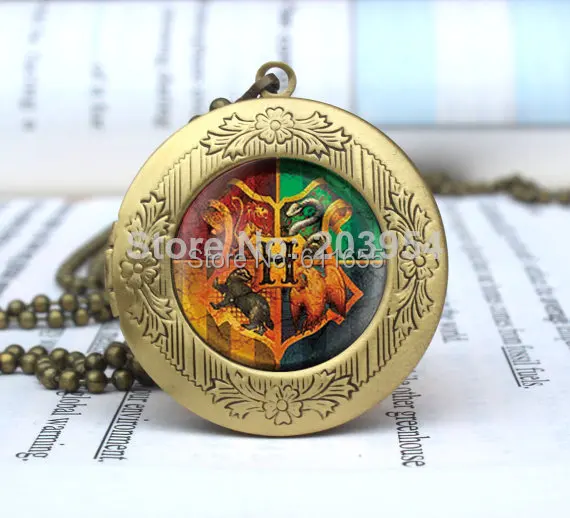 12 шт./лот кулоны из фильма Хогвартс крест пуффендуй Когтевран Слизерин ожерелья