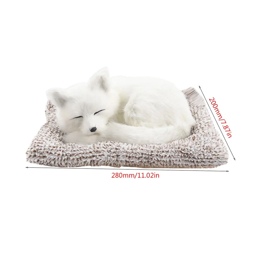 Little fox 28x20cm Украшение для автомобиля, креативное моделирование, собака, активированный уголь, автомобильная посылка на древесном угле, бамбуковый уголь, плюшевая игрушка, товары для интерьера - Название цвета: Little fox 28x20cm