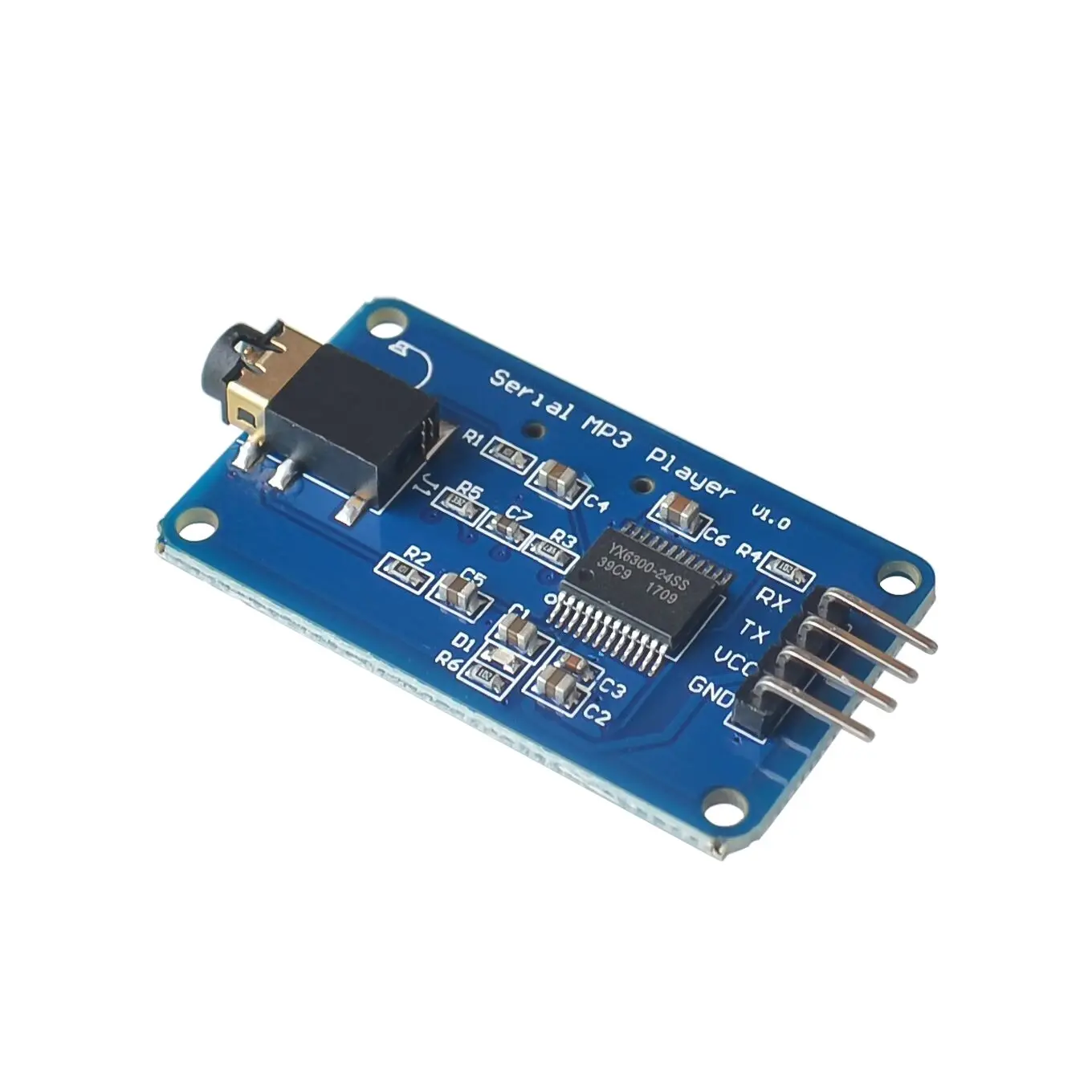 10 шт./лот YX6300 UART управление серийный MP3 музыкальный плеер модуль AVR/ARM/PIC для