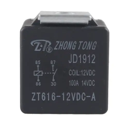 5pcs Black Car Truck Auto Heavy 12V 80A 80 AMP SPST Relay Relays 4 Pin 4P | Автомобили и мотоциклы