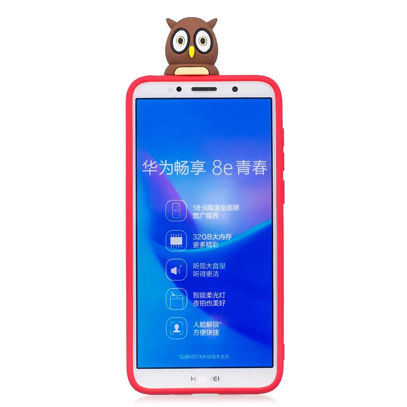 Чехол для телефона чехол Huawei Honor 7A DUA L22 мягкий из ТПУ Funda Y5 2018 чехлы карамельный