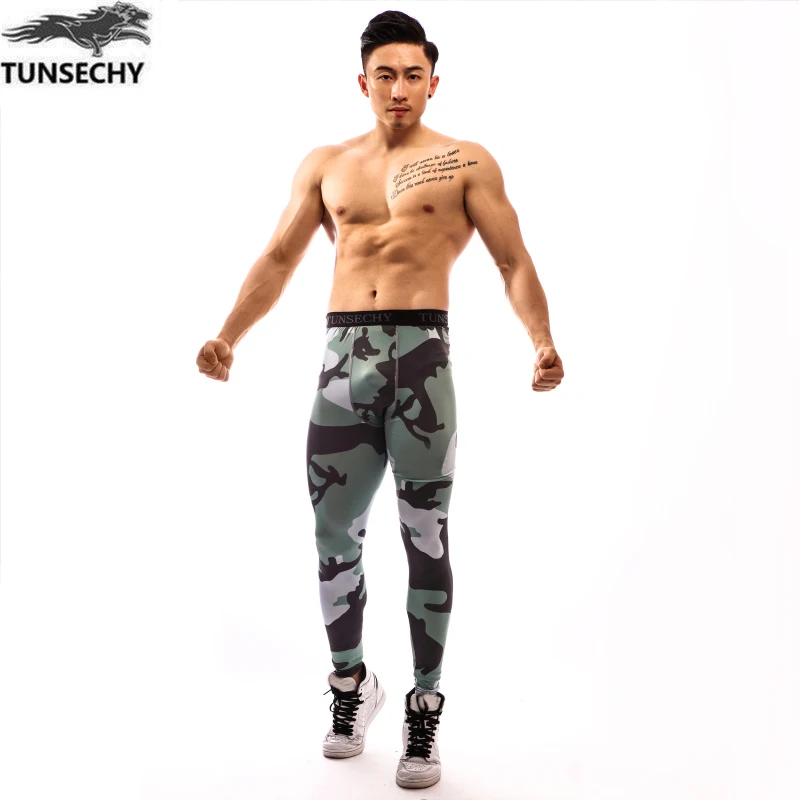 TUNSECHY 2019 зимнее теплое тонкое мужское термобелье с 3D принтом длинные кальсоны