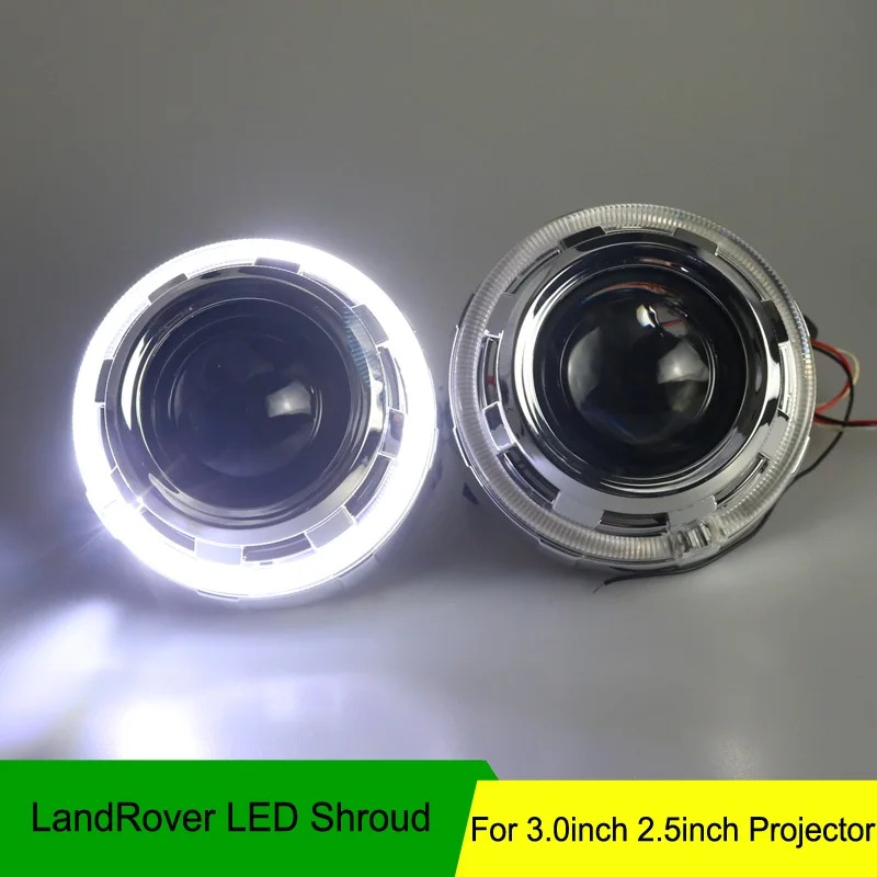 Автомобильный Стайлинг светодиодный фары ангельские глаза из двух видов