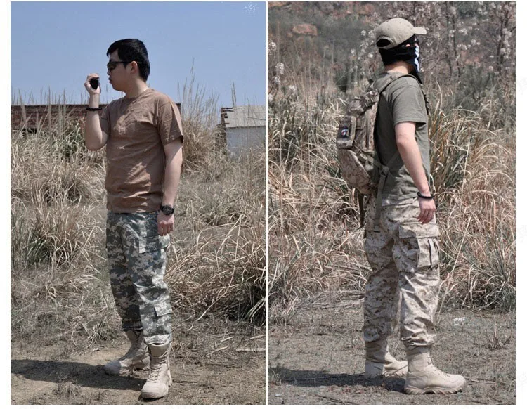 Camouflage Pants Military Tactical Trousers Army Combat Pants Special Forces SWAT Work Pants Men Casual Cargo Sweatpant