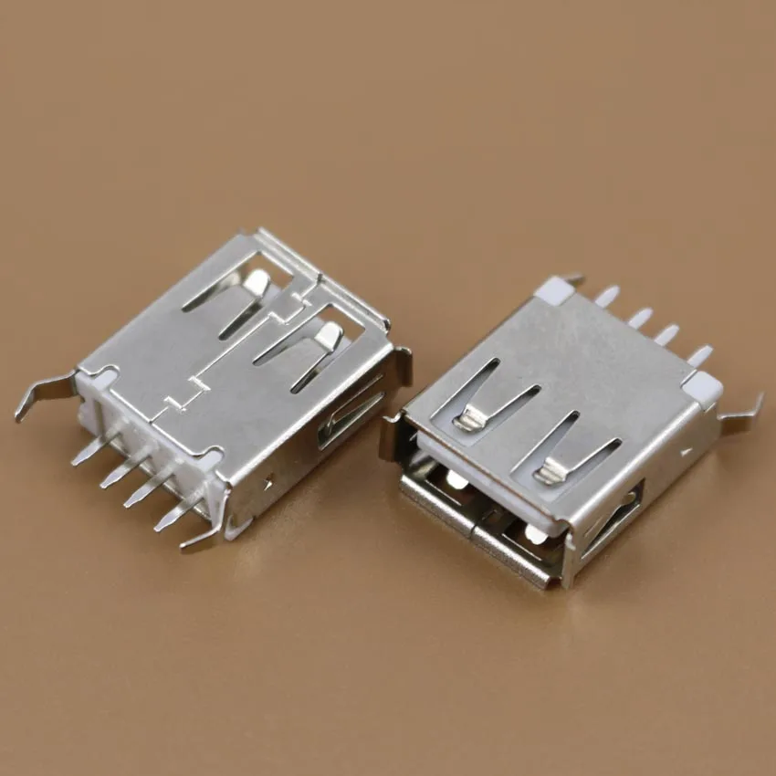 Usb-разъем YuXi разъем USB 2 0 4-контактный A-type гнездовой для настольного ПК/телефона