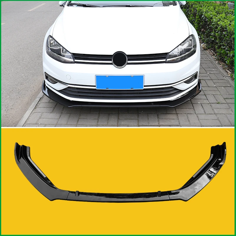 Комплект для VOLKSWAGEN Golf 7 MK7 2013 2017 передний бампер губа диффузор Нижний Бампер