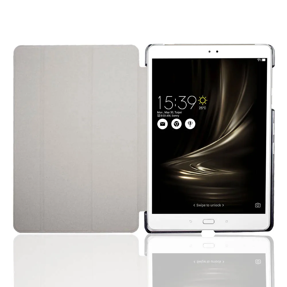 Ультратонкий кожаный чехол книжка для ASUS ZenPad 3S 10 Z500M (9 7 дюйма)|folio case|cover for tabletasus