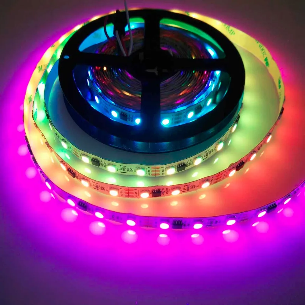 Светодиодная лента ws2811 IC 200 RGB 12 В постоянного тока не водонепроницаемая 30/5050