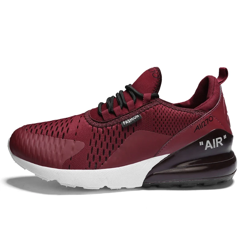 Модные мужские кроссовки для бега удобные с воздушной подушкой дышащие сетчатые