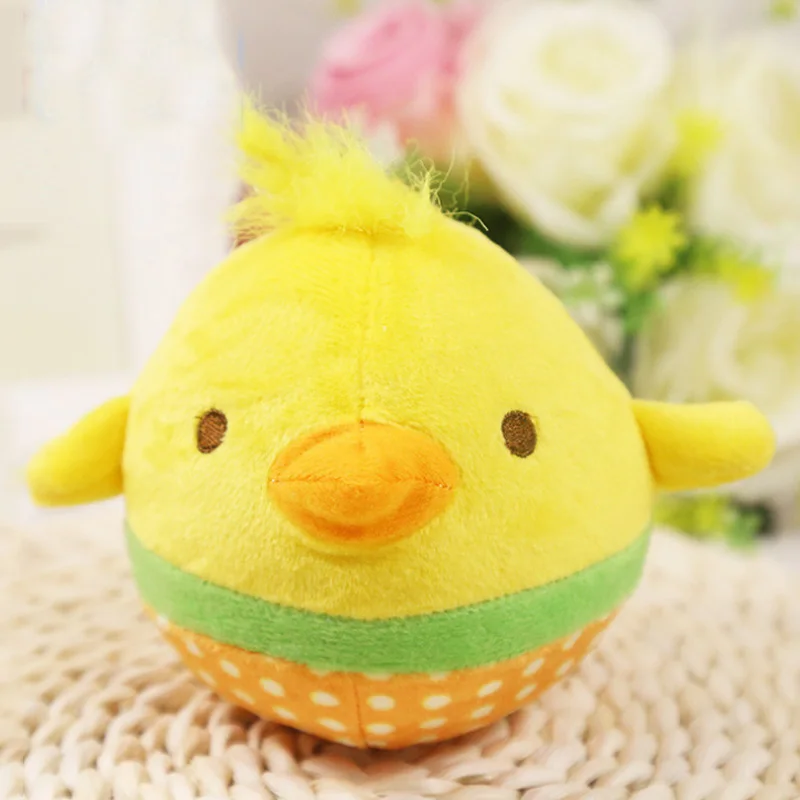 Yellow Chick 1 шт. играть забавные мягкие милые зимние ботинки звук плюшевая мороженое пищалка мультфильм Животные для собаки плюшевые игрушки для щенка, домашних животных жевать игрушка бутылка - Цвет: Yellow Chick