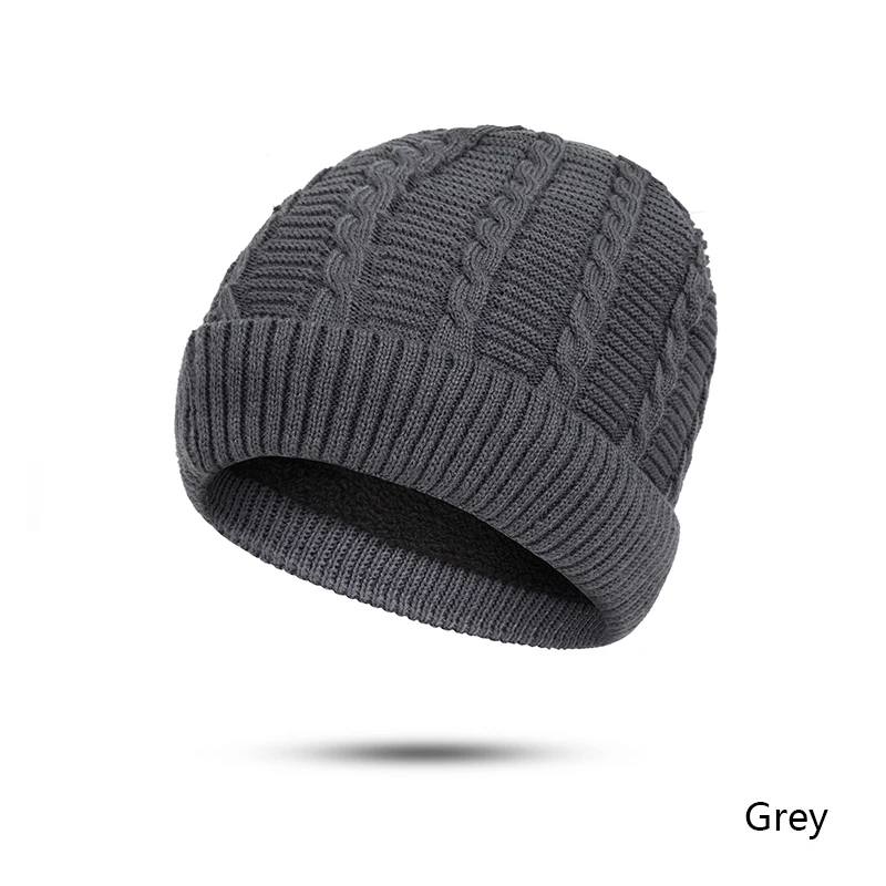 gary SuperB& G, модная Толстая теплая зимняя шапка для женщин и мужчин, одноцветная шапка Skullies Beanies, унисекс, Вязаная хлопковая зимняя уличная шапка, высокое качество - Цвет: gary