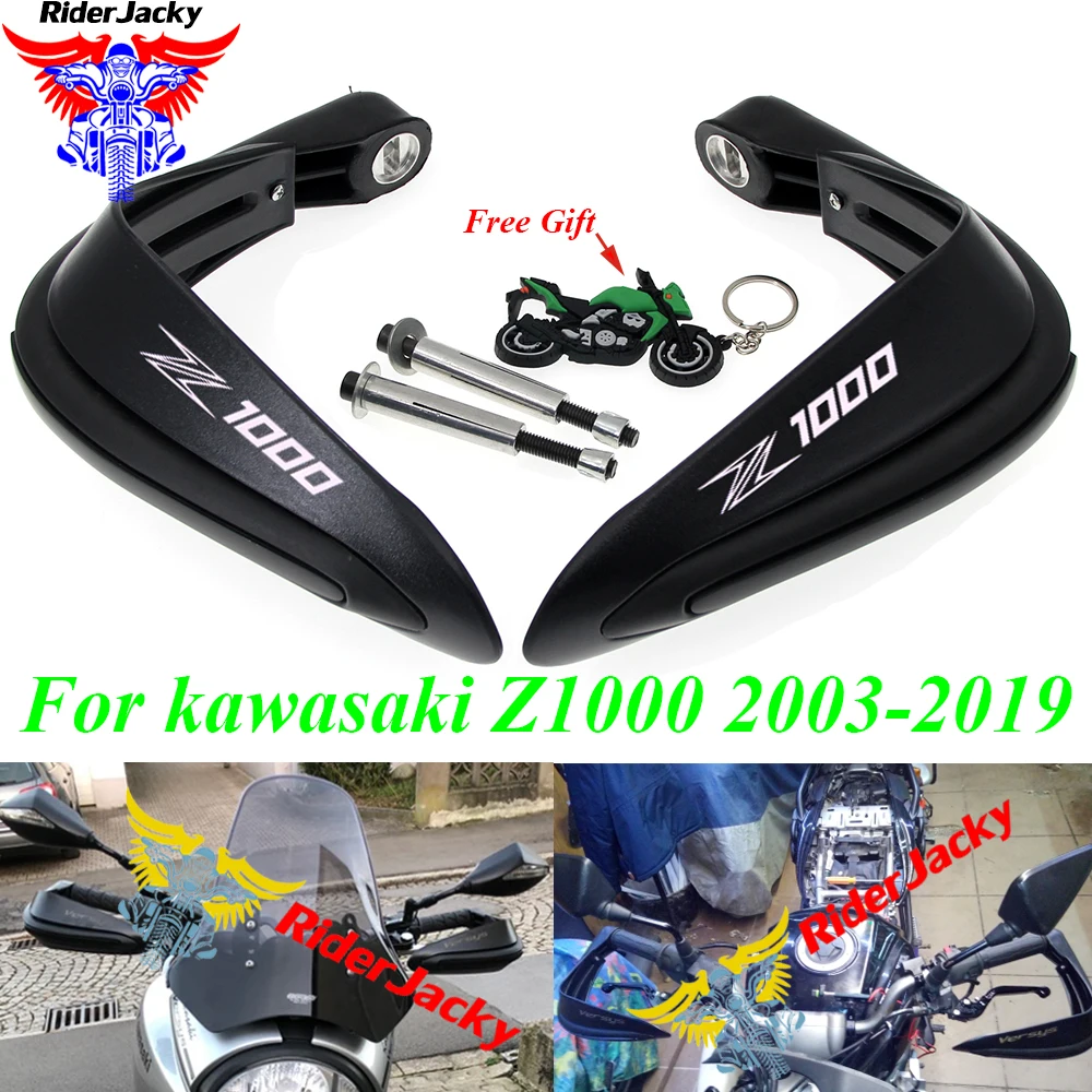 Черная ручная защита мотоцикла для kawasaki Z 1000 Z1000 2003 2019 2012 2013 2014 2015 2016 2017 2018|Защита от