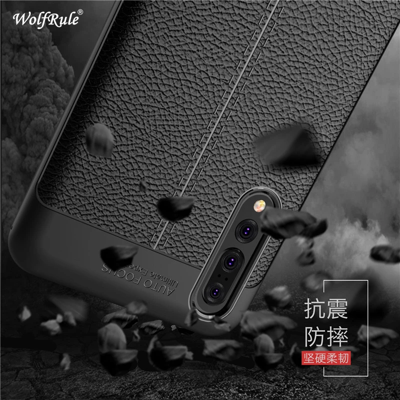 

Чехол wolfrole Huawei P20 Pro для Huawei P20 Plus, противоударный Роскошный кожаный чехол из ТПУ для Huawei P20 Pro, чехол для телефона]