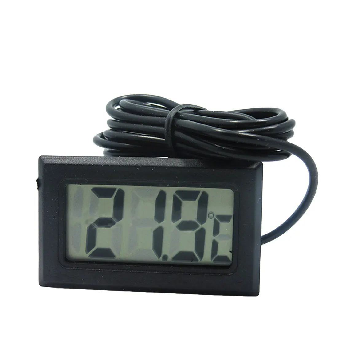 LCD Digital Thermometer Temperature Indoor Convenient Sensor Gauge Instruments 1 M Cable | Инструменты