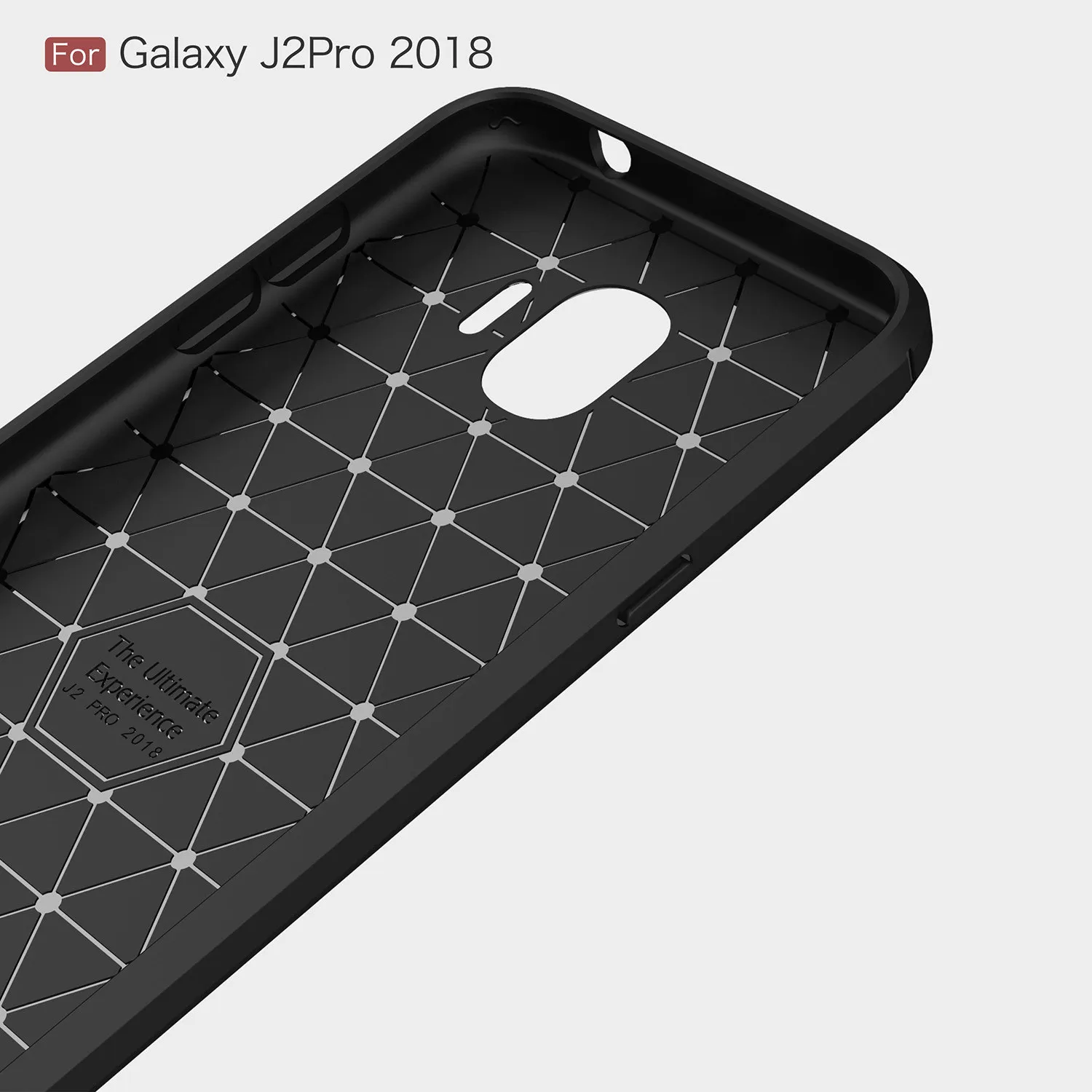Carbon Fiber Soft TPU Drawing Phone Cover For Samsung Galaxy J2 (2018) Pro Case Coque Gravity Falls Shock Protection |