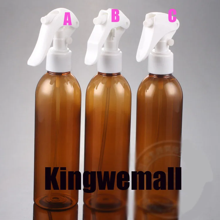 

300pcs/lot 250ML mouse shape spray Brown bottle used for cosmetic,pump spray head PET Round bottle, bottle with mist sprayer