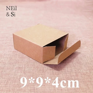 kraft paper box handmade soap craft wedding gift candy power bank phone accessories packaging brown boxes free shipping free global shipping
