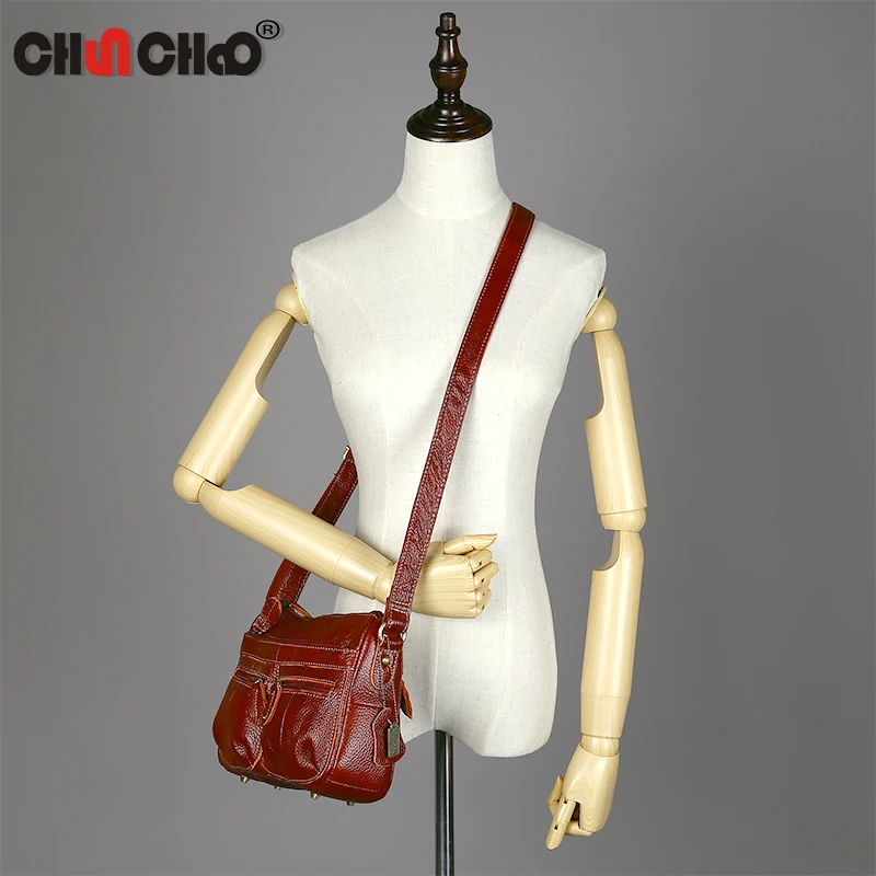 Женская сумка мессенджер из 100% натуральной кожи с гарантией|shoulder bags|bags free shippingbag