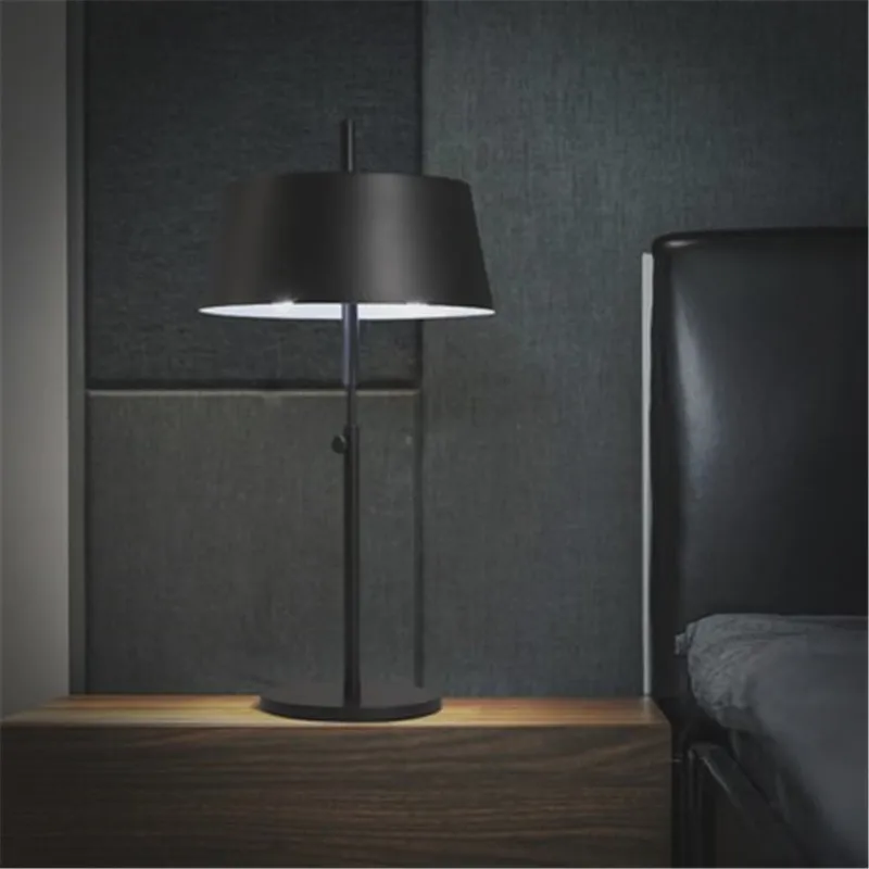 Современная модная черная настольная лампа в стиле лофт креативный прикроватный