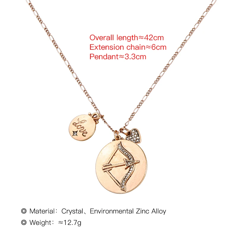 KISS ME ожерелье с кулоном из прозрачной смолы с узором «Семнадцать» для женщин, подарки, винтажное ожерелье золотого цвета, модный аксессуар