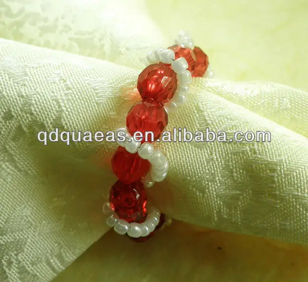 Кольца для салфеток Акриловые Красные пики держатель оптом|napkin holder|napkin holders