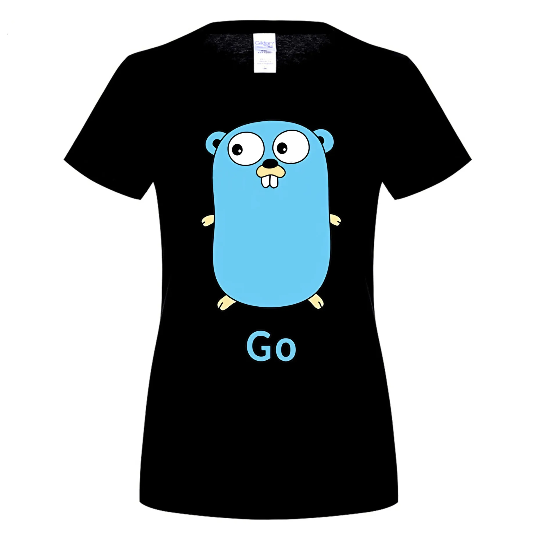 GILDAN Golang gopher Футболка мужская футболка Повседневная хлопковая с круглым вырезом