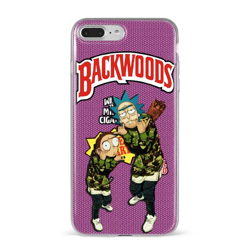 Силиконовый чехол Rick e marty sertao macio caso de telefone для iphone XS XR Max 67 8 Plus 5 6 X