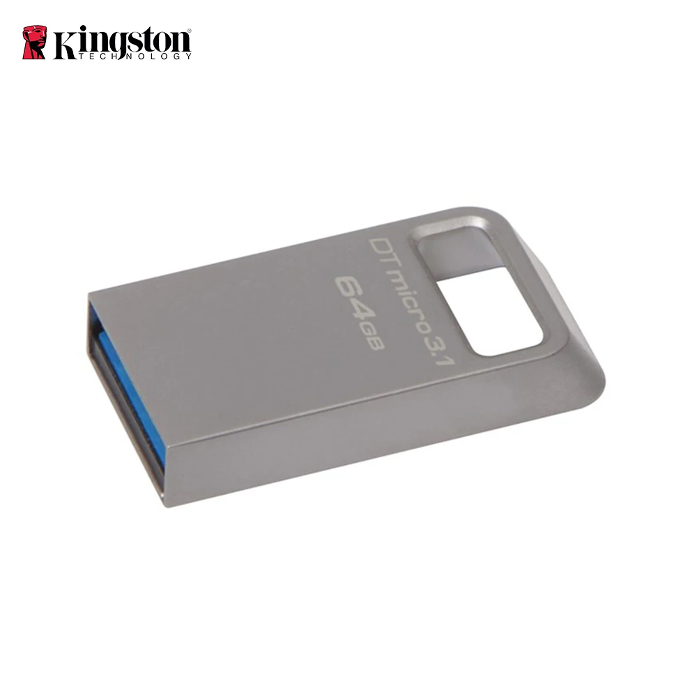 Kingston technology DataTraveler Micro 3 1 64 ГБ 0 (3 Gen 1) Conector USB Tipo A Sin tapa Metalico | Компьютеры и офис