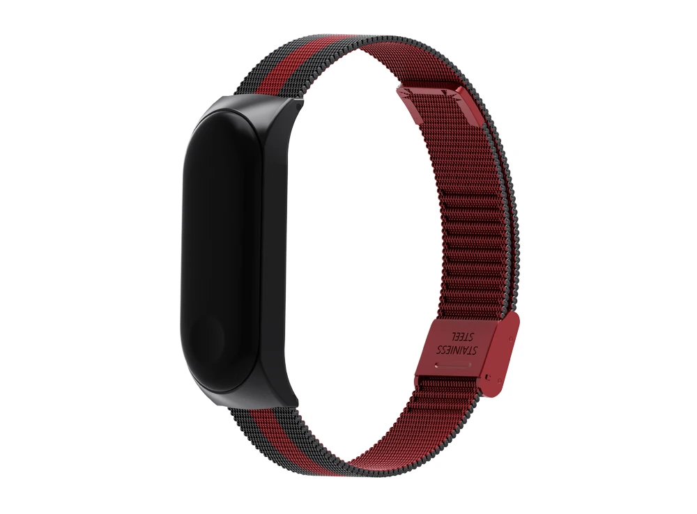 ZHIYIKE mi Band 3 ремешок на запястье металлический Безвинтовой браслет из нержавеющей стали для Xiaomi mi 3 Ремешок Браслет mi Band 3 напульсники Pulseira