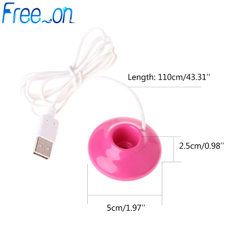 Мини USB пончик увлажнитель воздуха очиститель Арома диффузор для дома и офиса автомобиля портативный