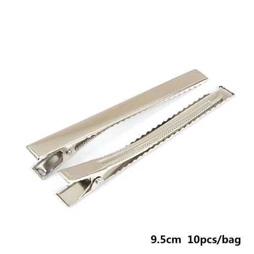 9.5cm 10pcs Высокое качество разных Размеры 5-50 шт./пакет расческа для волос Заколки для волос когти-шпильки DIY ювелирных изделий Аксессуары для украшения волос База - Цвет: 9.5cm 10pcs