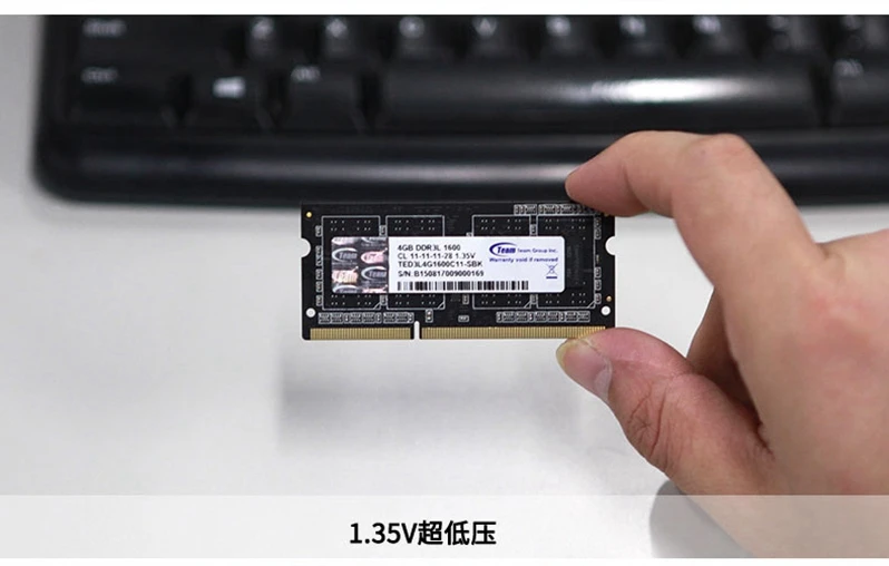 Team Group Team DDR3L ноутбук ОЗУ 4 ГБ 8 ГБ 1600 МГц 204pin CL 11-11-11-28 1,35 в Высококачественная память для ноутбука
