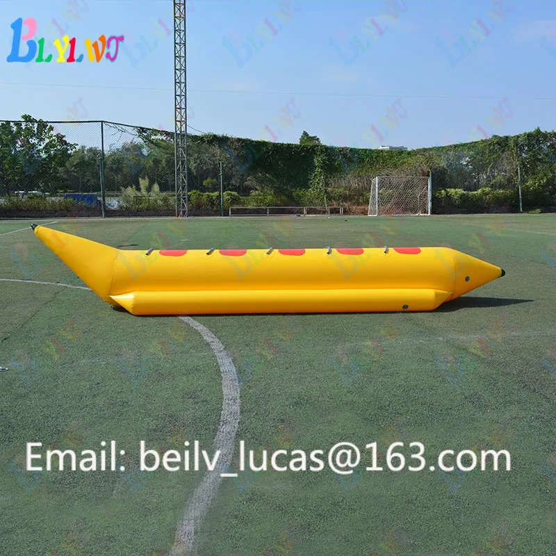 Надувная лодка-Акула надувная Банановая лодка 5 сидений водный надувной поплавок